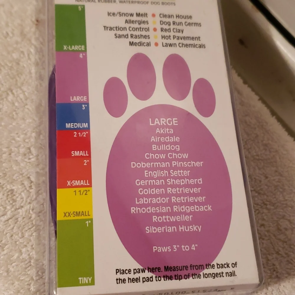 NIB☆Protex PawZ Dog Boots